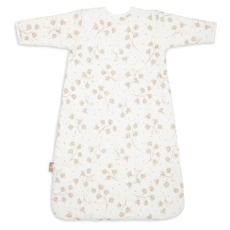 Kremasto bijela vreća za spavanje s rukavima LEAFY DREAMS 3-6 m, Jollein 