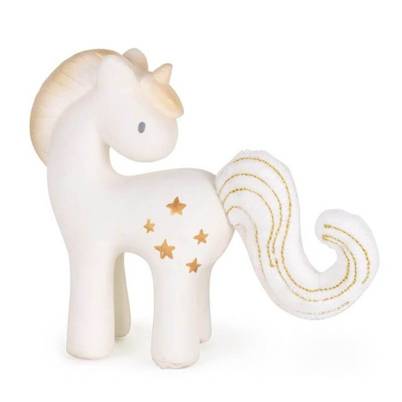 Mehka igrača - grizalo za dojenčka SHINING STARS UNICORN (0m+)