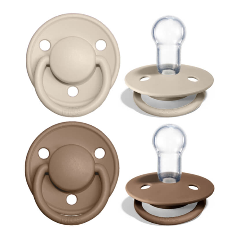 Duda BIBS - Vanilla&Dark Oak Silicone