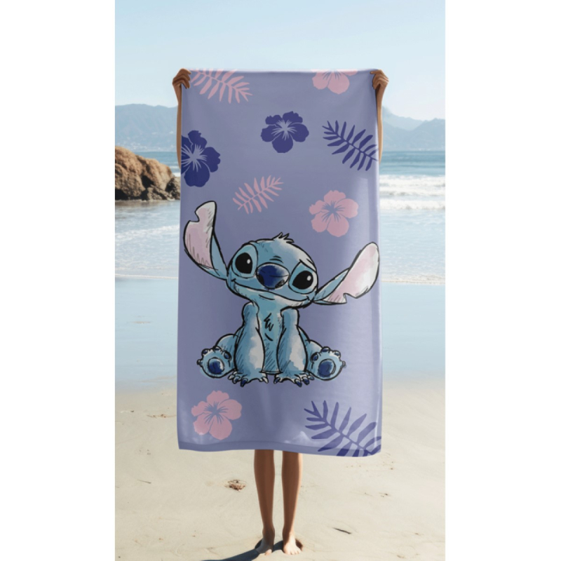 Otroška kopalna brisača LILO & STITCH, 70X140 cm, ©DISNEY-1