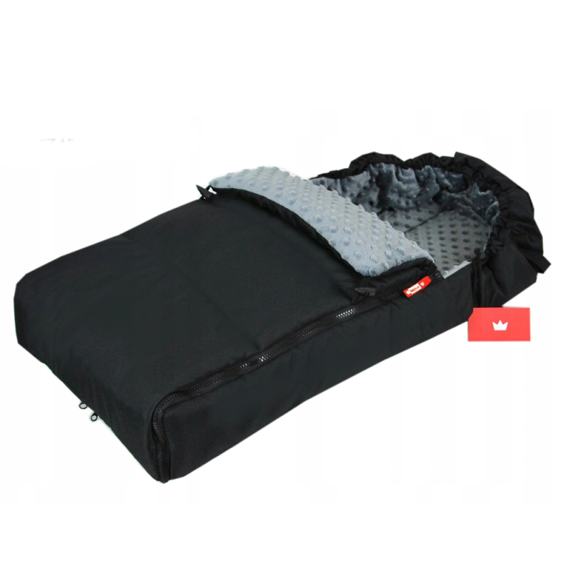 ČRNA zimska vreča 90 cm - PLIŠ