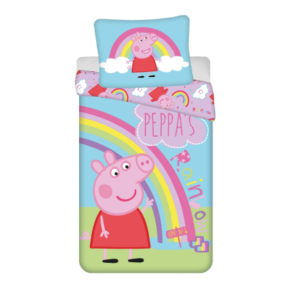 Dvodijelni set posteljine PEPPA PIG duga 140x200 cm