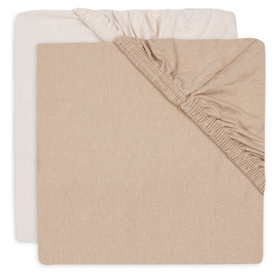 Set 2 plahte 120 × 60 cm, BLUSH/WILD ROSE, pamučni jersey (2 komada), Jollein®