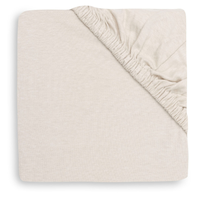 Peščena bež jogi rjuha 80/90x40 cm SAND, bombažni jersey, Jollein®