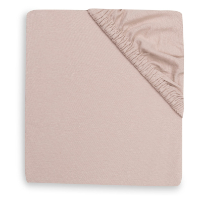 Svetlo roza jogi rjuha 120x60 cm SILK ROSE bombažni jersey, Jollein®