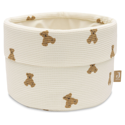 Kremasto bijela košara za pohranu MINI TEDDY BEAR Jollein®