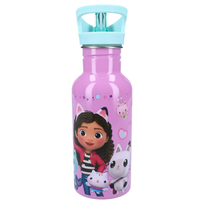 Ljubičasta dječja bočica GABBY'S DOLL HOUSE, Take A Sip (500 ml)