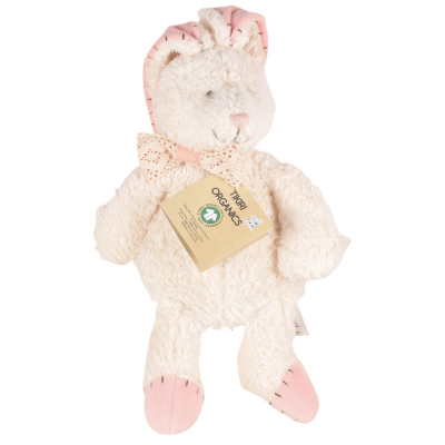Kremasto bijeli ZEKO od 100% organskog pamuka 30 cm (0m+), Tikiri