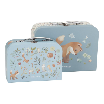 Kutija za odlaganje - kofer (2 kosa) Forest Friends FSC, Little Dutch (LD7244)