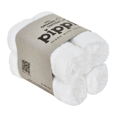 Bijele krpice od organskog pamuka (4 KOMADA) Pippi®
