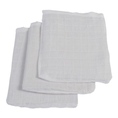 Bijele pamučne krpice 15x21 cm (3 komada) Jollein®