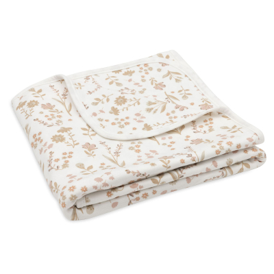 Krem bijeli pokrivač BLOOMY 75x100 cm, Jollein®