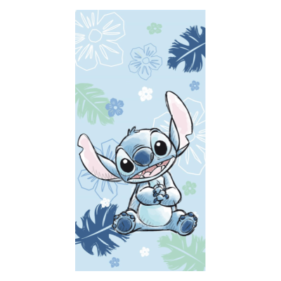 Dječji ručnik za kupanje LILO & STITCH OHANA, 70X140 cm, ©DISNEY