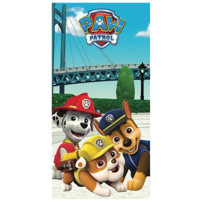 Plavi dječji ručnik za kupanje Paw Patrol, 70x140 cm