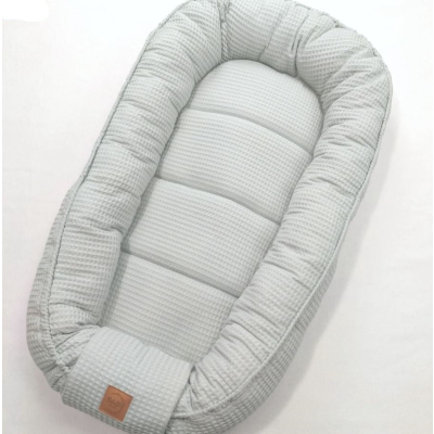 Gnijezdo za bebe SIVI WAFFLE, Betulli