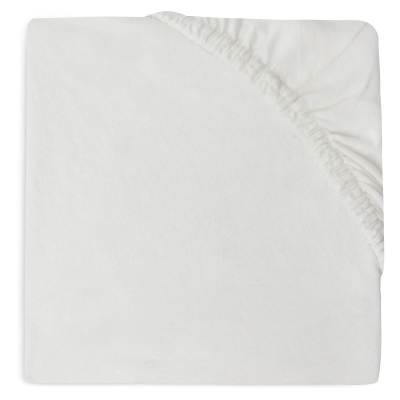 KREM BIJELA plahta za madrac 140x70 cm, pamučni jersey IVORY, Jollein®