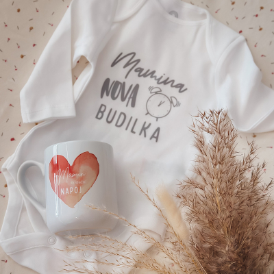 Set šalica i bodi br. 56 (1-2M) MAMINA nova BUDILICA