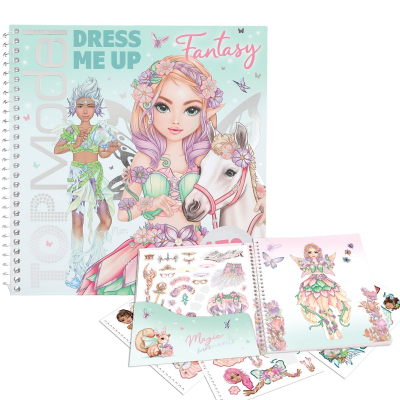 TOPModel knjižica s naljepnicama DRESS me up FANTASY