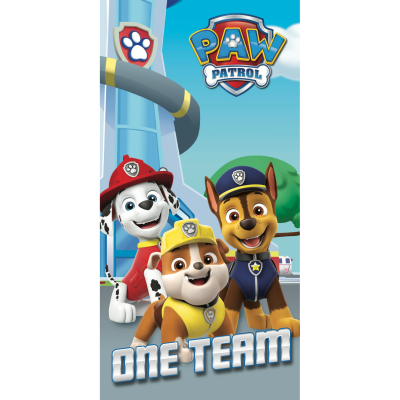 Dječji ručnik za kupanje Paw Patrol, WHAT A TEAM, 70x140 cm