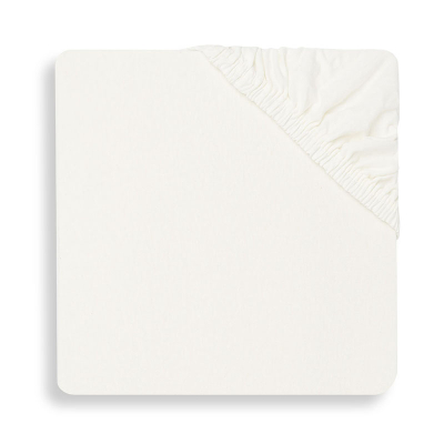 KREM BIJELA plahta za madrac 120x60 cm, pamučni jersey IVORY, Jollein®