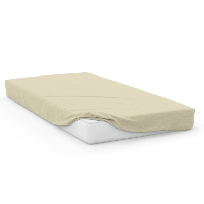 BEŽ plahta za madrac Soft Jersey 90x200 cm