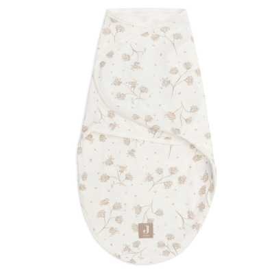 Kremasto bijela povojna dekica LEAFY DREAMS (0-3 m), Jollein®