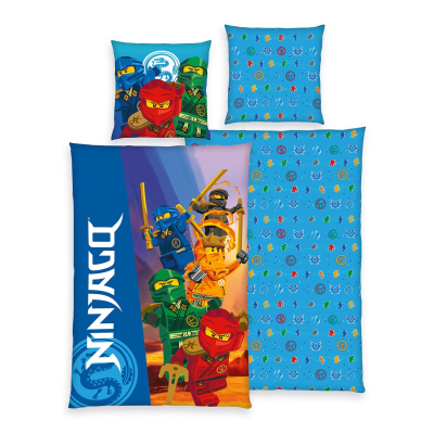 Dječja posteljina LEGO Ninjago Ninja Team 140x200 cm