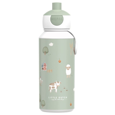 Zelena dječja bočica FARM (400 ml), Little Dutch