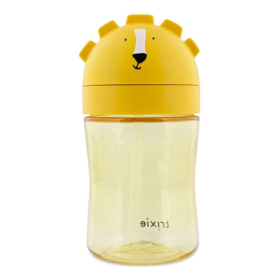 Žuta bočica za pijenje sa slamkom Mr. LION (300 ml), Trixie