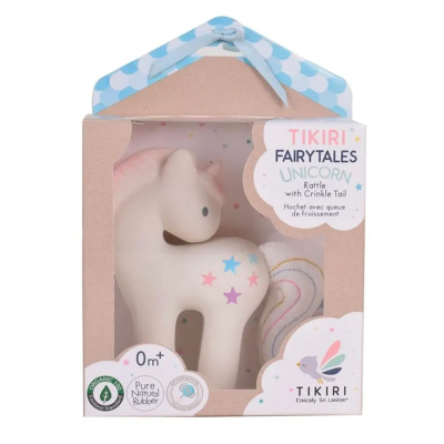 Mekana igračka - grickalica za bebe COTTON CANDY UNICORN (0m+), TIKIRI