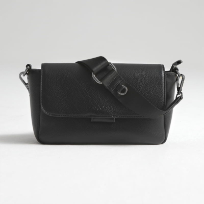 Crna PREMIUM torba MINI Crossbody KENZA black metal, Joissy