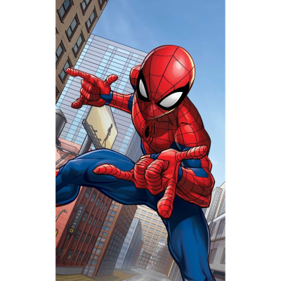 Plavi dječji ručnik Spider-Man, 30x50 cm, Marvel