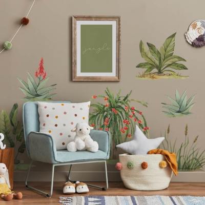 Zidne naljepnice SAFARI PLANTS DK426 L, Yoko Design