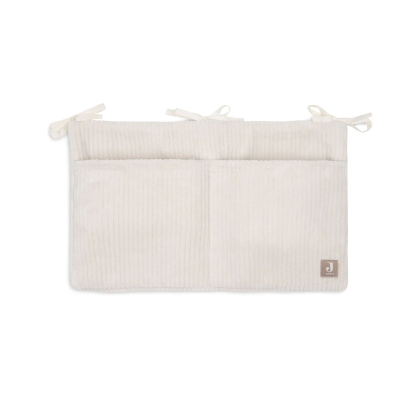 Kremasto bijeli organizator za krevetić Cloudy Rib Oatmeal, Jollein