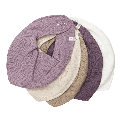 Podbradnjaci za bebe ELDERBERRY (5 komada), Pippi®
