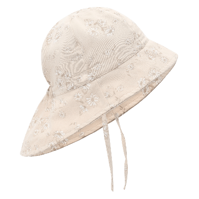 Bež šeširić za bebe s UV zaštitom (UPF 30) 6–12 m, EGRET – En Fant