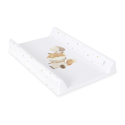 Bijela PODLOGA ZA PREVIJANJE s čvrstom bazom Light FOX 50x70 cm, Ceba
