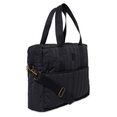 Crna torba za pelene Puffed Moos Black, Jollein®