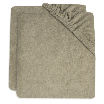 Maslinasto zelena NAVLAKA za podlogu za presvlačenje OLIVE ZELENO (2 komada) 50x70 cm, Jollein®
