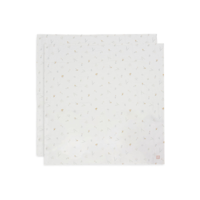 Krem bijele tetra pelene LOVELY BIRDS (115x115 cm) - 2 komada, Jollein®