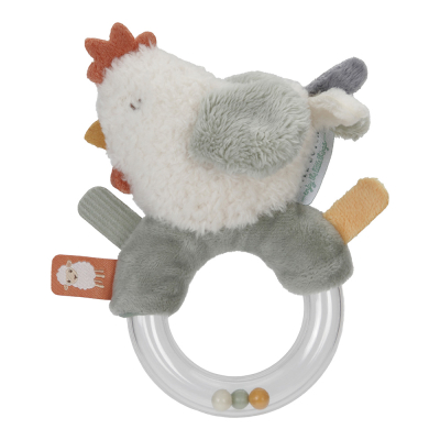 Zvečka pijetao za djecu Little Farm (0m+), Little Dutch (LD8814)