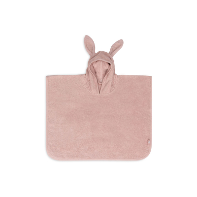 Ružičasti dječji pončo s ušima WILD ROSE, Jollein®