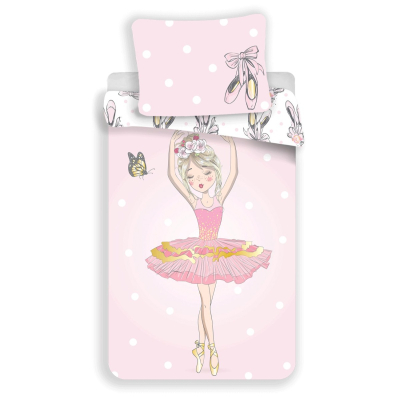 Roza 2-dijelna posteljina BALERINA 140x200 cm, Sweet Home