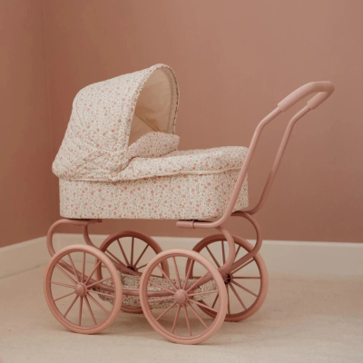 Roza klasična kolica za djevojčice Soft Flowers (36 mjeseci+), Little Dutch (LD4586)