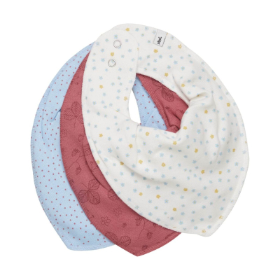Krem bijeli podbradak - marama - Ruže, 587 BAROQUE ROSE (3 komada), Pippi®