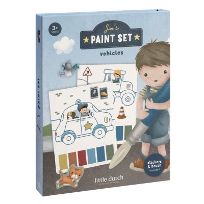 Set za slikanje Jim Vehicles (3 godine+), Little Dutch (126891)