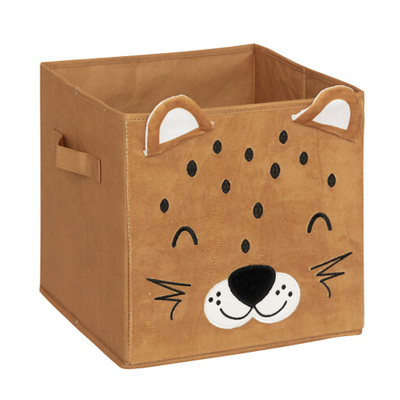 Smeđa dječja kutija za odlaganje LEOPARD, Atmosphera®