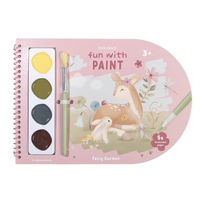 Slikarska knjiga Fairy Garden (3+), Little Dutch (126558)