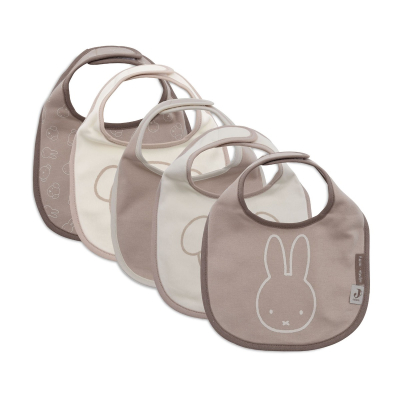 Dječji slinčići, Miffy i prijatelji (5 komada) Jollein®