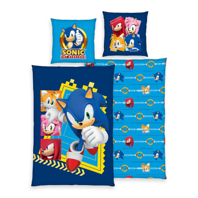 2-dijelna posteljina Jež SONIC 140x200 cm, ©Sega